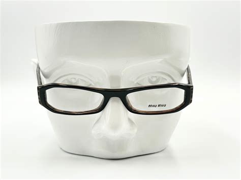 miu miu rectangular eyeglasses